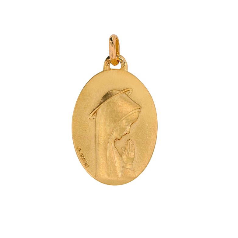 Médaille AUGIS Vierge Marie or jaune 5.33g Comme neuf -  reconditionné disponible sur Gemme Les Bijoux